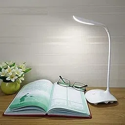 Rewup Pennywise with Balloon' Rechargeable LED Touch On/Off Switch Desk Lamp Children Eye Protection Student Study Reading Dimmer Rechargeable Led Table Lamps (Old Desk Light)-image-98