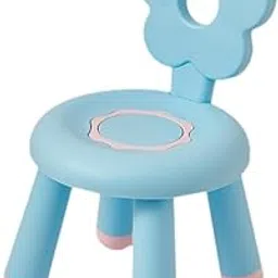 Children Chair Solid Kids Furniture Small Bench for Classroom Domestic Study (Blue)-picture-19