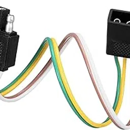 TRENDYNEST 4 Pin Trailer Wiring Harness Trailer Light Board Cable for Car Boat ATV-image-75