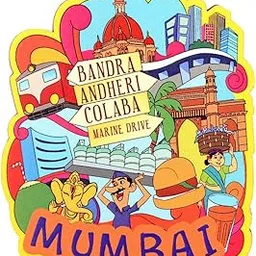 SkyWalker Mdf Fridge Magnet (3 x 3 inch, Multicolour)-image-97