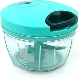 Manual Vegetable Chopper & Onion Cutter for Kitchen | Compact Food Chopper, Durable & BPA-Free, Easy Hand Chopper for Vegetables, Fruits & Nuts (Green)-image-85