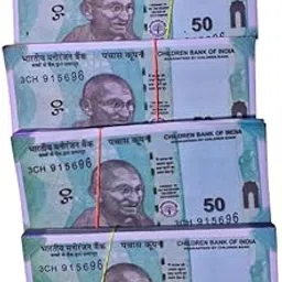 Currency Fake Money Notes (50 Rupees Bundle Note, 200)-picture-30