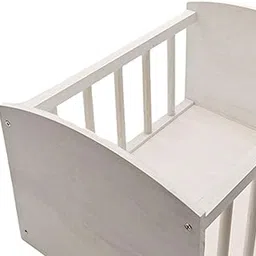 Newborn Photo Props Wood Bed Gifts Miniature for Baby Girls Boys Baby Shower White-picture-43