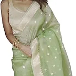 sugathari Women's Lavander Banarasi Kanchipuram Art Silk Saree for Women – Traditional Wedding & Party Saree with Blouse Piece – Ethnic Indian Silk Saree for Bridal, Festive (UM-260) image 1
