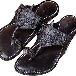 kalapuri Dress Your Feet in Colors: Spectrum Classic Kolhapuri Chappals for Men image 1