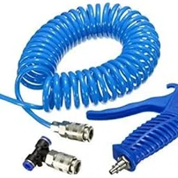 Air Blower Blow Spray Gun with 5m Recoil Hose Dust Blower Clean Nozzle with EU Connector-picture-16