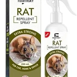 Rat Repellent Spray for Car Home Office Mouse | Natural Powerful Pest Control Protect Wires in Car Bike | Easy to Use, Non Toxic No Kill Only Repels (250ML)-picture-25