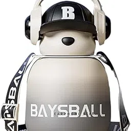 Bnf® Water Bottle 22Oz Cute Large Wide Mouth Training Cup for Office Boys Outdoor Black|Sporting Goods-picture-59