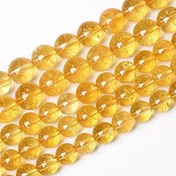 8mm 45Pcs Natural Citrine Beads for Jewelry Making Gemstone Round Loose Beads DIY Bracelet Necklace-picture-30