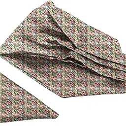blacksmith Artist Design Printed Satin Neckwear Ascot and Matching Pocket Square Set for Men-picture-46