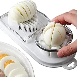 Egg Slicer, Boiled Eggs Cutter, Stainless Steel Cutting Wires, Multi Purpose Slicer | Egg Cutter for Hard Boiled Eggs | Egg Cutter Topper | Fruits & Vegetables-picture-18