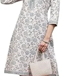 nayam by lakshita Floral Printed A-line Cotton Kurta and Palazzo Set for Women-picture-56