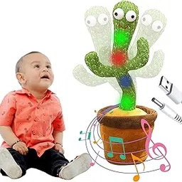 ZIONY TOYZ Dancing Cactus Toy with 120+ Indian Songs – Interactive Dancing Cactus Toy USB Rechargeable | Sings, Dances & Lights Up | Sings, Wiggles, Records, and Repeats What You Say-picture-50