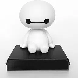 aakichi Cute Cartoon Bobblehead Doll Toy Car Accessories|Dashboardfor Car Interior Decoration| car bobblehead Dashboard| Baymax Robot| Compatible with Marutee Ciyaz-picture-56