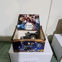Iconic Keychains Demon Slayer Wooden Music Box, 10 x 8 x 5 cm (23)-picture-19
