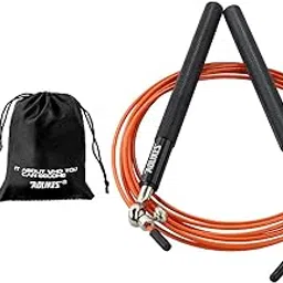 Jazzy Pearls®Skipping Rope Jumping Rope Speed Jump Rope for Workout Home Exercise Fitness Orange|Sporting Goods | Fitness Running & Yoga |1 Jump Rope-picture-16