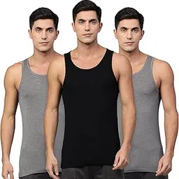 heelium Bamboo Vest for Men, Super Soft, Odour Free, Comfort Fit Innerwear Vest-picture-34