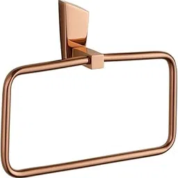 Stainless Steel Napkin & Towel Ring Holder for Bathroom & Kitchen | Wall Mounted, Rust Proof, Chrome Finish (Rose Gold Towel Ring)-image-46