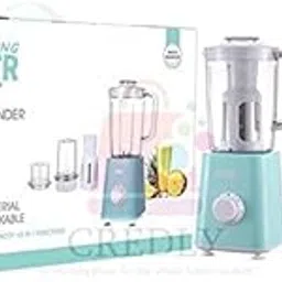CREDLY Food Processor Multi-Function Kitchen Mixer System,300W High Speed Blender/Chopper/Grinder/Juicer3 in 1 Blender-picture-25