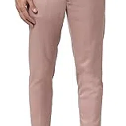 sam & jack Cropped Ankle Length Lycra Ultra Slim Fit Men's Peanut Trousers-picture-57
