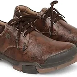 Anaiya Genuine Leather Brown Casual Shoes for Mens-image-11