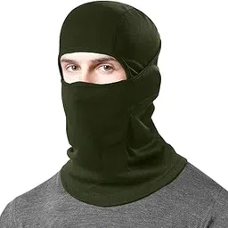 XTRIM Face Mask for Men and Women, Balaclava for Bike Riding, UV-Protected Full Face Mask, Breathable Helmet Liner, Sweat Absorbing, Odour-Free, 4-Way Stretch, Sun & Dust Protection (Khaki, Free Size)-picture-10