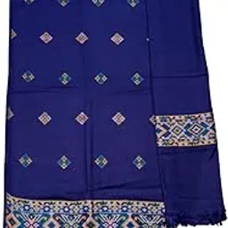 bkrkj Women's Woollen Pashmina spun Fabric Unstitched embroidered kashmiri kullu Dress Material cashmilon salwar Suit with Shawl for heavy winter-picture-60