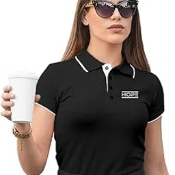 fighterhero Women's Polo T-Shirt | Cotton Rich | Collar Neck | Half Sleeve | Wrinkle-Resistant | Colors Dont Fade | Soft & Comfortable | Regular Fit | Size XS-3XL | Hope Design-picture-25