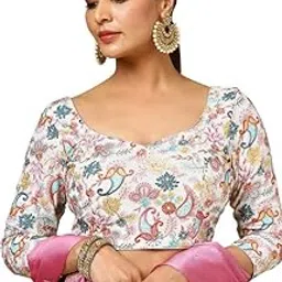 soch Womens Georgette Embroidered Padded Blouse with Sequins-picture-33