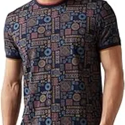 louis philippe Men's Cotton Slim Fit T-Shirt-picture-36