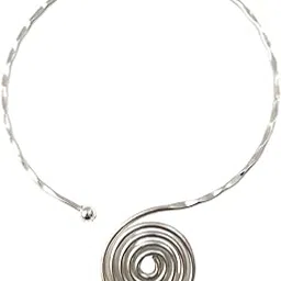 chaavv by saloni Hasli Choker Necklace for Women Design Anti Tarnish Thin and Slim Shining-picture-33