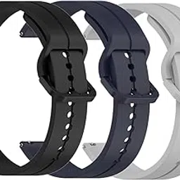 Waekethy Band for Amazfit GTS 4/GTS 4 Mini/GTS 2/GTS 2 Mini/GTS 3, 20mm Silicone Wacth Band for Garmin Venu/Venu Sq/Venu 2 plus image 1