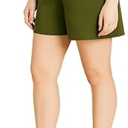 UNICUS Apparel Women's Super Combed Polyester Blend Rich Regular Fit Trendy Shorts-picture-15