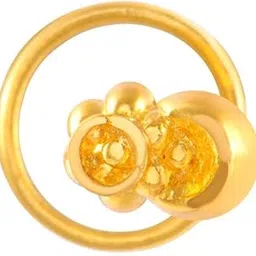 p.c. chandra jewellers 22k (916) Yellow Gold Nose Ring-picture-29