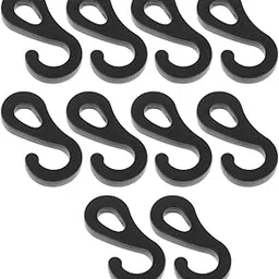 CALANDIS™ 10Pcs Bungee Cord Hooks 37mm Tent Hooks for Canopy Tarp Outdoor Uses Camping | Tent Canopy | Tents Canopies | Camping Hiking | Outdoor Sports-picture-10