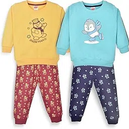 luvlap Baby Boys Full Sleeve Sweatshirt & Pyjama Sets, Pack of 02-picture-53