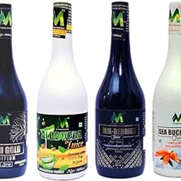 MY HERBAL REMEDIES Herbal Juice Combo of Noni Juice & Seabuckthorn Juice & Aloe Vera Juice with Guava & Mixed Berries Juice or Syrup | Natural Ayurvedic Wellness Drink | Boosts Immunity & Detox-picture-12