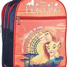 kuber industries Disney The Lion King School Bags | Kids School Bags | School Bag for Girls & Boys | School Bag with 3 Compartments | Orange-picture-42
