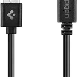 Spigen USB-A to USB-C Cable [Sync & Charge] Compatible with Smartphones, Tablets, Laptops and Other Devices with USB-C - 1M, Black-picture-31