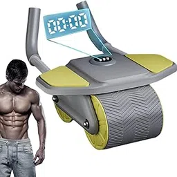 Abs Workout, Exercise Roller Wheel, Intelligent Timing for Abs Workout, Fitness Abdominal Wheel, Exercise Roller Wheels with Elbow Support for Core Workout Abdominal Exercise Rollers-picture-54