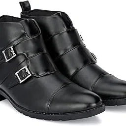 vellinto Royal Look Monk Strap Shoes For Men ll Casual Shoes For Men ll Latest Formal Boots for Men Boots For Men-picture-12