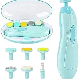 Baby Electric Nail Trimmer for Baby Nail Cutter for New Born Baby with 6 Grinding Heads Automatic Set Safe Nail Trimmer Kit for Kids Toddler Toes and Fingernails(Multicolor KIT) Nil Exporttanza-P3837-picture-53