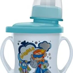 Me & Mummy Nemo Ample Cup, BPA-Free Baby Sippy Cup with Handles, Dream World Design (Blue)-picture-45