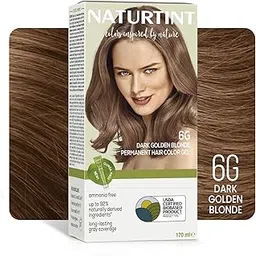 Naturtint Permanent Hair Colour Gel Dark Blonde 6G | For Optimal Scalp Care | Long Lasting Hair Colour | Ammonia Free Vegan | No Parabens | Enriched with Olives & Organic Shea Butter-image-50