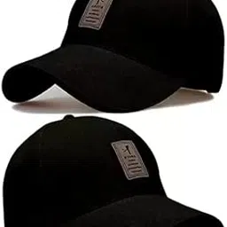 Stylish Cotton Baseball Dance Fashion Cap for Men, Women, Kids, Summer All Season Sports, Cricket, Gym, Adjustable Buckle Combo Pack of 2-image-84