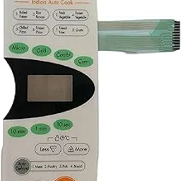 AV Microwave Oven Membrane Keypad Compatible/Replaceable with LG Microwave Model No MC-808WAR (White)-picture-20