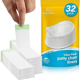 Tidy Tots Disposable Potty Chair Liners Value Pack Universal Potty Chair Fit (Fits Most Potty Chairs) 32 Liners By Tidy Tots-picture-52