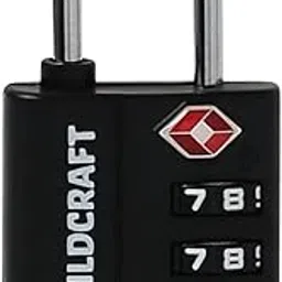 Wildcraft Metal TSA Approved Lock for Bag, Luggage, Travel | 3 Digit Lock Combination - Black-picture-50