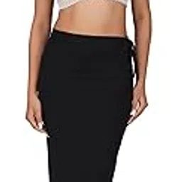 lilysilk Women’s Seamless Cotton Spandex Saree Shapewear Petticoat with Side Slit – Comfortable, Breathable for All-Day Wear-picture-25