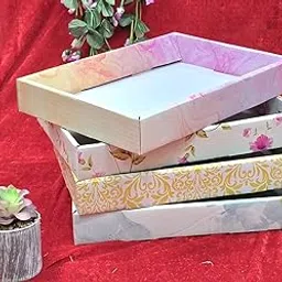VRB Dec Gift Boxes for Packaging/Gift Boxes for Gifting,hamper boxes for gift Empty without Net gift hamper box for gifting,return Gifting,Chocolates, Dry Fruits, Wedding & Pooja Gifts (8 Pcs -- Design 5)-image-69